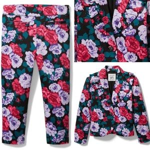 Janie and Jack x HRF Children’s Collection - Floral 2-Piece Blazer and Pant Suit